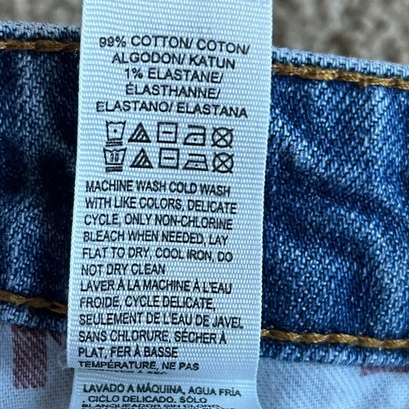 Lucky Brand Vintage Totally Lucky Pins High Rise denim short - Picture 11 of 14